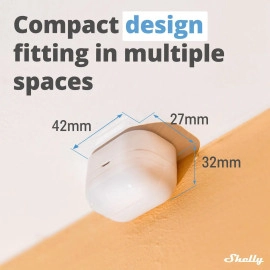 Shelly Blu Motion | Bluetooth Motion & Lux Sensor | Compatible with Google Home & Alexa | iOS & Android App | Up to 30 Ft. Range | Long-Lasting Battery | Home Automation