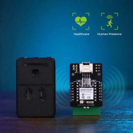 XIAO MR60BHA2 60GHz mmWave Human Breathing and Heartbeat Sensor Kit, ESP32C6, Wi-Fi, BLE, Home Assistant Compatible