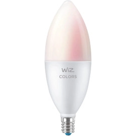 Wiz 603522 Candle B12 E12 Color 3.9W Wi-Fi Smart Bulb