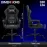 Fantasylab Ergonomic Gaming Chair Racing Style Office Chair, Computer Desk Chair, Swivel Reclining PU Leather PC Gamer Chair, Black