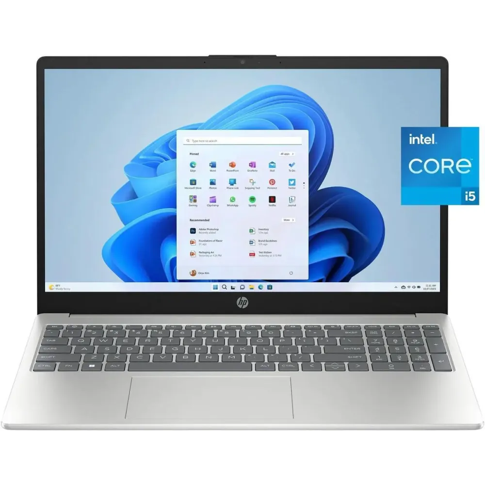 HP 15.6" Full HD Notebook, Intel Core i5-1235U 10-Core Processor,32GB DDR4,256GB SSD,Intel Iris Xe Graphics,Wifi-6, Windows 11 Pro