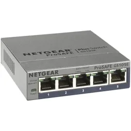 Netgear ProSafe Plus GS105E 5-Port Gigabit Ethernet Switch
