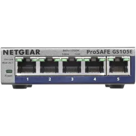 Netgear ProSafe Plus GS105E 5-Port Gigabit Ethernet Switch