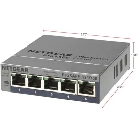 Netgear ProSafe Plus GS105E 5-Port Gigabit Ethernet Switch