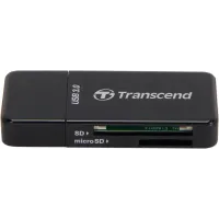 Transcend TS-RDF5K USB 3.0 Support SDHC (UHS-I), SDXC (UHS-I), microSD, microSDHC (UHS-I), and microSDXC (UHS-I) Flash Card Reader
