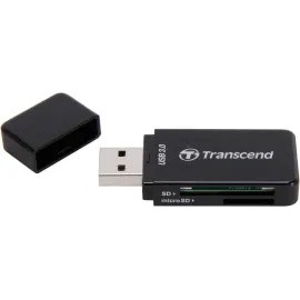 Transcend TS-RDF5K USB 3.0 Support SDHC (UHS-I), SDXC (UHS-I), microSD, microSDHC (UHS-I), and microSDXC (UHS-I) Flash Card Reader