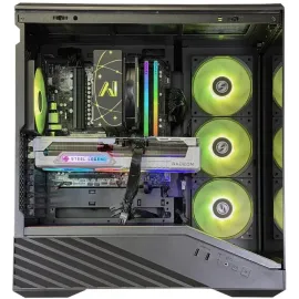 Andromeda Insights Advanced AMD Vector - RX 9070XT 16GB | Ryzen 5 9600X (5.4 GHz Turbo Boost) | 32GB DDR5 6000MHz | 1TB Gen4 SSD | 850W Gold PSU | ARGB Fans | Wi-Fi + BT | Win 11 Home