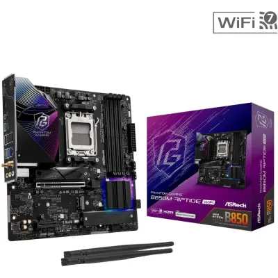 ASRock B850M Riptide WiFi AM5 AMD B850 Micro ATX Motherboard