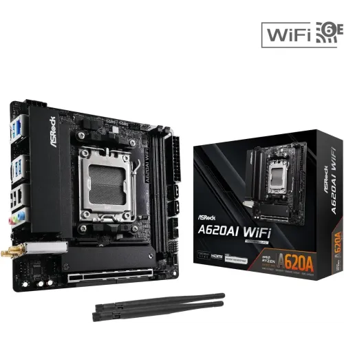 ASRock A620AI WiFi AM5 AMD A620A Mini ITX Motherboard