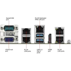 AsRock Rack X570D4U-2L2T micro-ATX Server Motherboard AMD AM4 PGA 1331 Dual 10GLAN