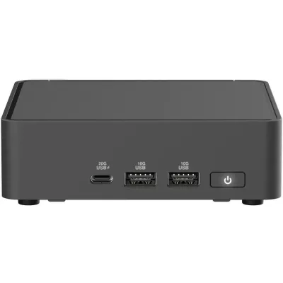 ASUS NUC 15 Pro Slim Barebone Kit Mini PC with Intel Series 2 Core 5 210H, 2x DDR5 SO-Dimm Slots, Dual Storage Design, Thunderbolt™ 4, Wi-Fi 7, Blue tooth 5.4 - Memory and Storage Sold Separately