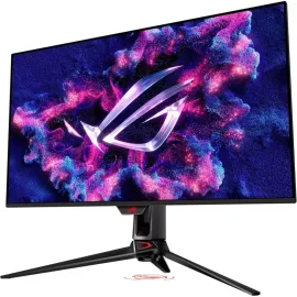ASUS ROG Swift 32" 4K QD-OLED Gaming Monitor (PG32UCDM) - UHD (3840 x 2160), QD-OLED, 240Hz, 0.03ms, G-SYNC Compatible, Custom Heatsink, Graphene Film, 99% DCI-P3, True 10-bit, 90W USB-C