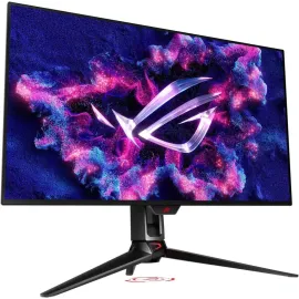 ASUS ROG Swift 32" 4K QD-OLED Gaming Monitor (PG32UCDM) - UHD (3840 x 2160), QD-OLED, 240Hz, 0.03ms, G-SYNC Compatible, Custom Heatsink, Graphene Film, 99% DCI-P3, True 10-bit, 90W USB-C