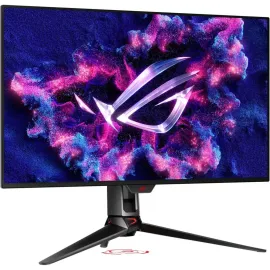 ASUS ROG Swift 32" 4K QD-OLED Gaming Monitor (PG32UCDM) - UHD (3840 x 2160), QD-OLED, 240Hz, 0.03ms, G-SYNC Compatible, Custom Heatsink, Graphene Film, 99% DCI-P3, True 10-bit, 90W USB-C