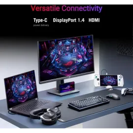 ASUS ROG Strix 27” 1440P USB-C HDR Gaming Monitor (XG27ACG) -QHD, 180Hz, 1ms, Fast IPS, DCI-P3 95%, Extreme Low Motion Blur Sync, G-Sync Compatible, Tripod Socket, Aura Sync, AI Gaming, 3yr warranty