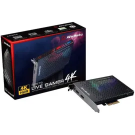 AVerMedia Live Gamer 4K - 4Kp60 HDR Capture Card, Ultra-Low Latency for Broadcasting and Recording PS4 Pro and Xbox One X, PCIe Gen2x4