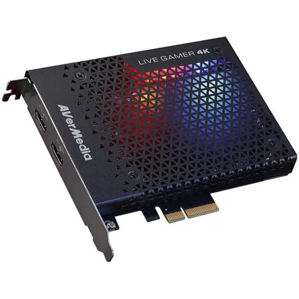 AVerMedia Live Gamer 4K - 4Kp60 HDR Capture Card, Ultra-Low Latency for Broadcasting and Recording PS4 Pro and Xbox One X, PCIe Gen2x4