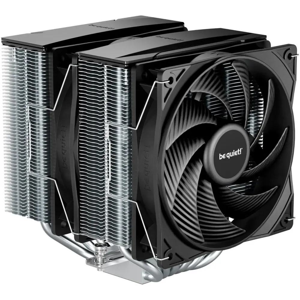 Be quiet! Pure Rock Pro 3 120mm Rifle CPU Cooler Socket compatibility Intel 1851 / 1700 / 1200 / 1150 / 1151 / 1155 and AMD AM5 / AM4 - BK041