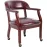 BOSS Burgundy Captains Chair W/ Casters