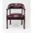 BOSS Burgundy Captains Chair W/ Casters