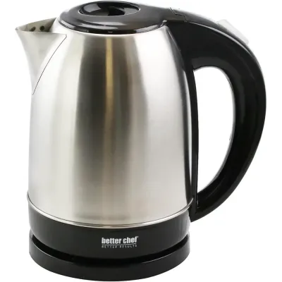 Better Chef IM-170S 1.7 L Cordless Stainless Steel Electric Tea Kettle