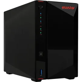 Asustor Nimbustor 2 Gen2 AS5402T 2 Bay NAS, Quad-Core 2.0GHz CPU, Dual 2.5GbE Ports, 4GB DDR4, Four M.2 SSD Slots (Diskless)