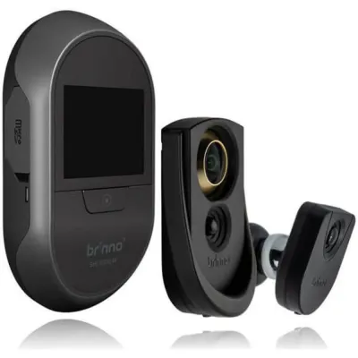 Brinno Duo Front Door Smart Peephole Camera SHC1000W - Smart Home Security System with Mobile and live view remotely