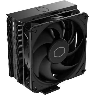 Cooler Master Hyper 212 Black CPU Air Cooler, SickleFlow 120mm Fan, Aluminum Top Cover, 4 Copper Heat Pipes, CryoFuze, 152mm(H), Brackets AMD Ryzen AM5|AM4, Intel LGA 1851|1700|1200