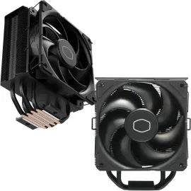 Cooler Master Hyper 212 Black CPU Air Cooler, SickleFlow 120mm Fan, Aluminum Top Cover, 4 Copper Heat Pipes, CryoFuze, 152mm(H), Brackets AMD Ryzen AM5|AM4, Intel LGA 1851|1700|1200