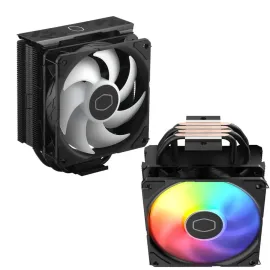 Cooler Master Hyper 212 Pro CPU Air Cooler, SickleFlow Edge 120 PWM Fan, Superconductive Composite 4 Copper Heat Pipes, 152mm Tall, Sleek Top Cover, AMD Ryzen AM5|AM4, Intel LGA 1851|1700 Brackets