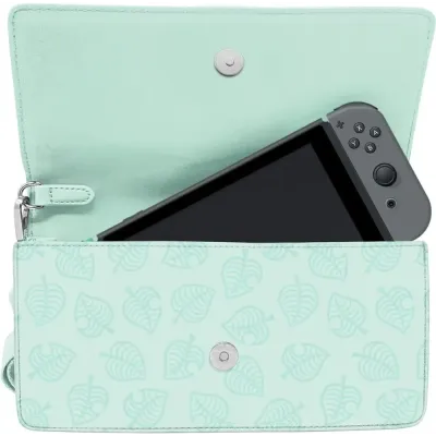 Controller Gear Animal Crossing Nintendo Switch & Switch Lite Sling Bag - Mint Leaves