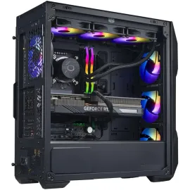 Cooler Master TD5 Pro Gaming PC Desktop, Intel Core Ultra 7-265KF 3.9GHZ (5.4GHz Boost), RTX 5080, Z890 Wi-Fi, 16GB GDDR7, 32GB DDR5 6000MHz RGB, 2TB M.2 Gen4 NVMe SSD, 850W Gold, 360mm AIO, Win 11