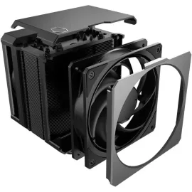 Cooler Master Hyper 612 APEX CPU Air Cooler, Dual Mobius 120 PWM Fan, Superconductive Composite 6 Copper Heat Pipes, 159mm Tall, Sleek Top Cover, AMD Ryzen AM5|AM4, Intel LGA 1851|1700 Brackets