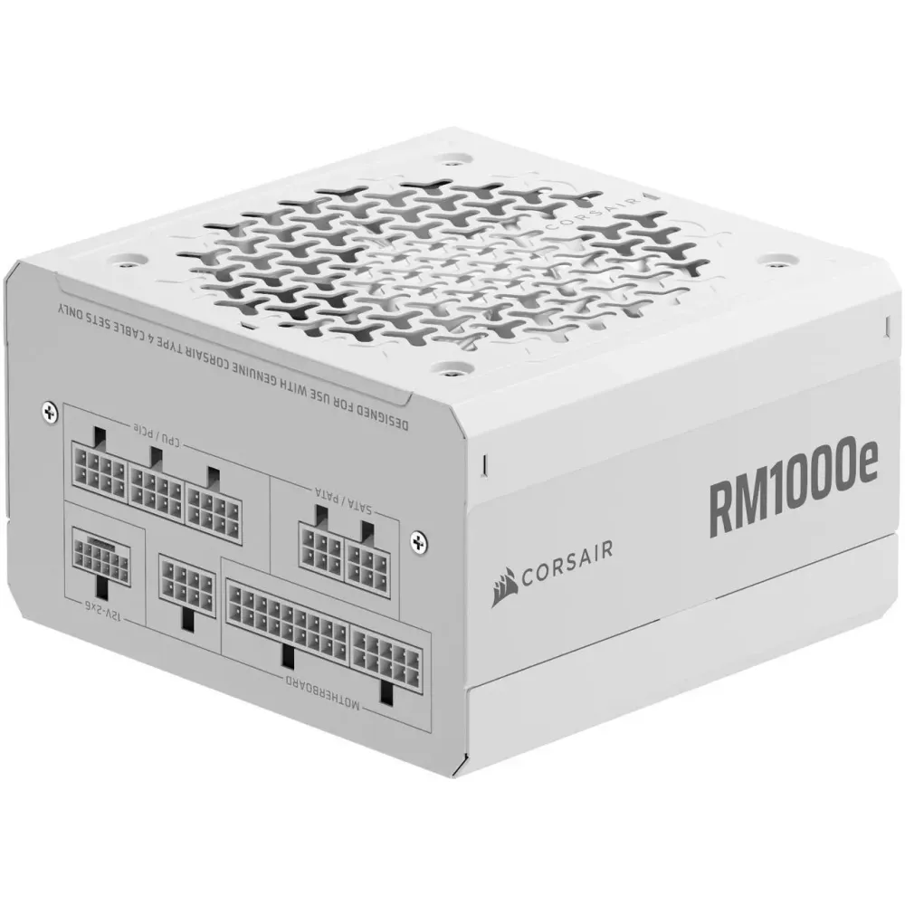 CORSAIR RM1000e Fully Modular Low-Noise ATX Power Supply - ATX 3.1 & PCIe 5.1 Compliant - 105°C-Rated Capacitors - Cybenetics Gold Efficiency