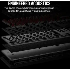 CORSAIR K70 CORE RGB Mechanical Gaming Keyboard - CORSAIR Red Linear Switches - Sound Dampening - Rotary Dial - Aluminum Top Plate - Onboard Storage - Black
