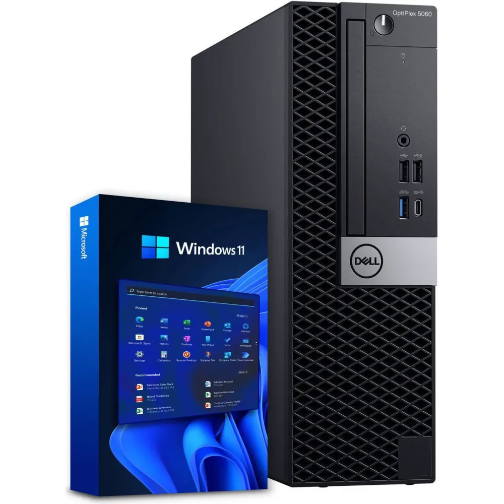 Dell OptiPlex 5060 - Windows 11 Desktop Computer | Intel Core i5-8500 Six Core (4.3GHz Turbo) | 16GB DDR4 RAM | 500GB SSD Solid State + 1TB HDD | WiFi + Bluetooth | Home or Office PC