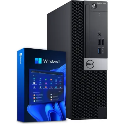 Dell OptiPlex 5060 - Windows 11 Desktop Computer | Intel Core i5-8500 Six Core (4.3GHz Turbo) | 16GB DDR4 RAM | 500GB SSD Solid State + 1TB HDD | WiFi + Bluetooth | Home or Office PC