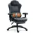 Dowinx Gaming Chair with Heated Massage Lumbar Support,Ergonomic Computer Chair with Pocket Spring Cushion,Reclining Game Chair,Adjustable Armrests and Footrest,LS-6650D01,Black-White