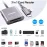 Duomigo 3-in-2 USB C SD TF Card Reader for iPhone/iPad/Mac/Laptop, Dual Connector Memory Card Adapter with USB OTG, Plug and Play