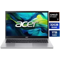 Acer Aspire Go 15 15.6" AMD Ryzen 7 5825U Laptop 32GB DDR4 Memory 1TB PCIe Gen4 SSD, Windows 11 Home