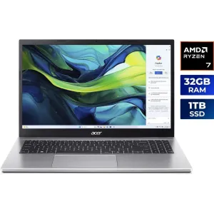 Acer Aspire Go 15.6" Laptop AMD Ryzen 7 7730U, 32GB RAM, 1TB SSD