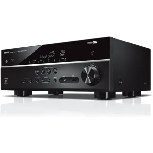 Yamaha RX-V385 Black 5.1-Channel 4K Ultra HD AV Receiver with Bluetooth